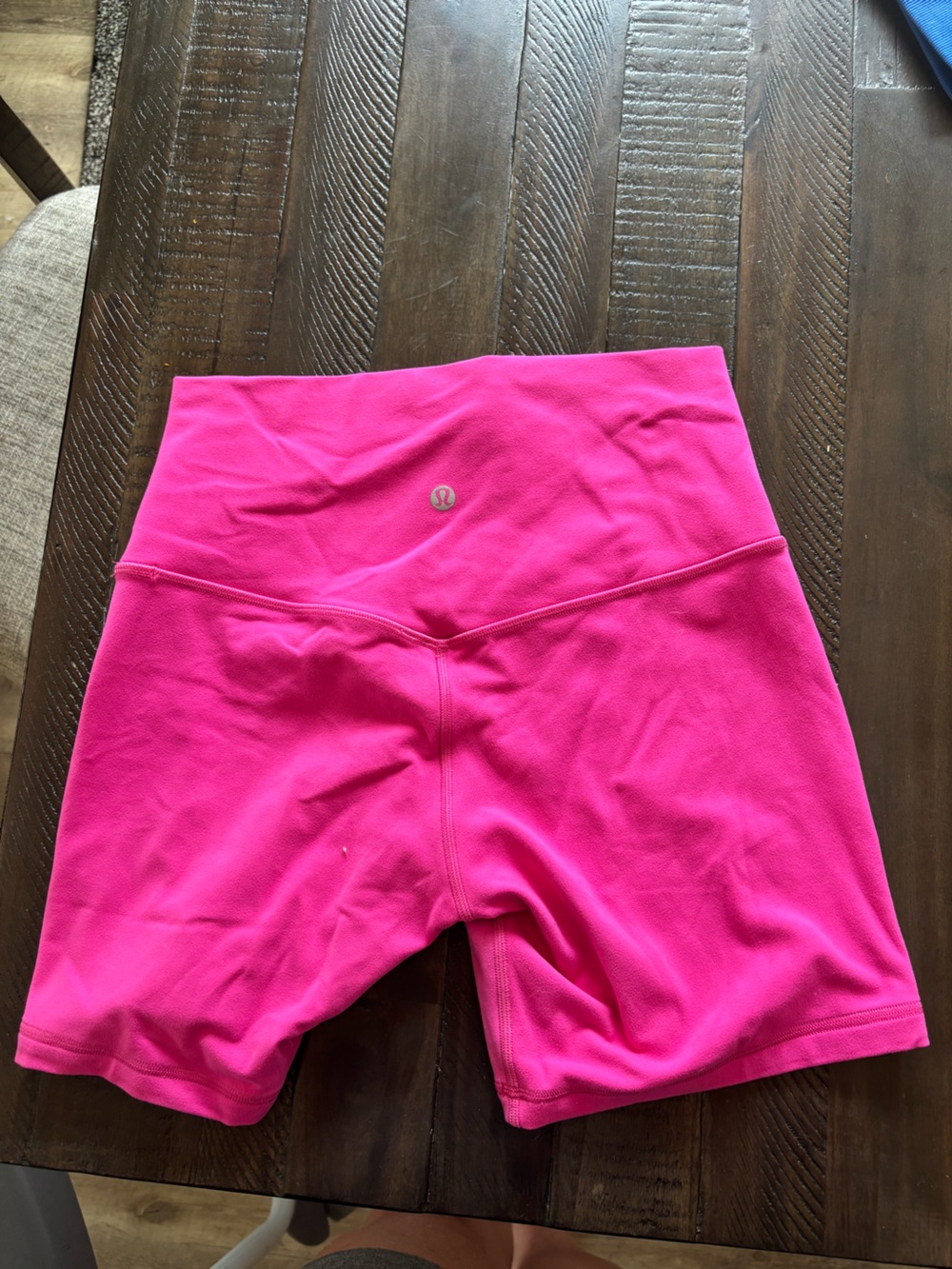 lululemon athletica Hot Pink High-Rise Bike Shorts - Picture 3 of 4